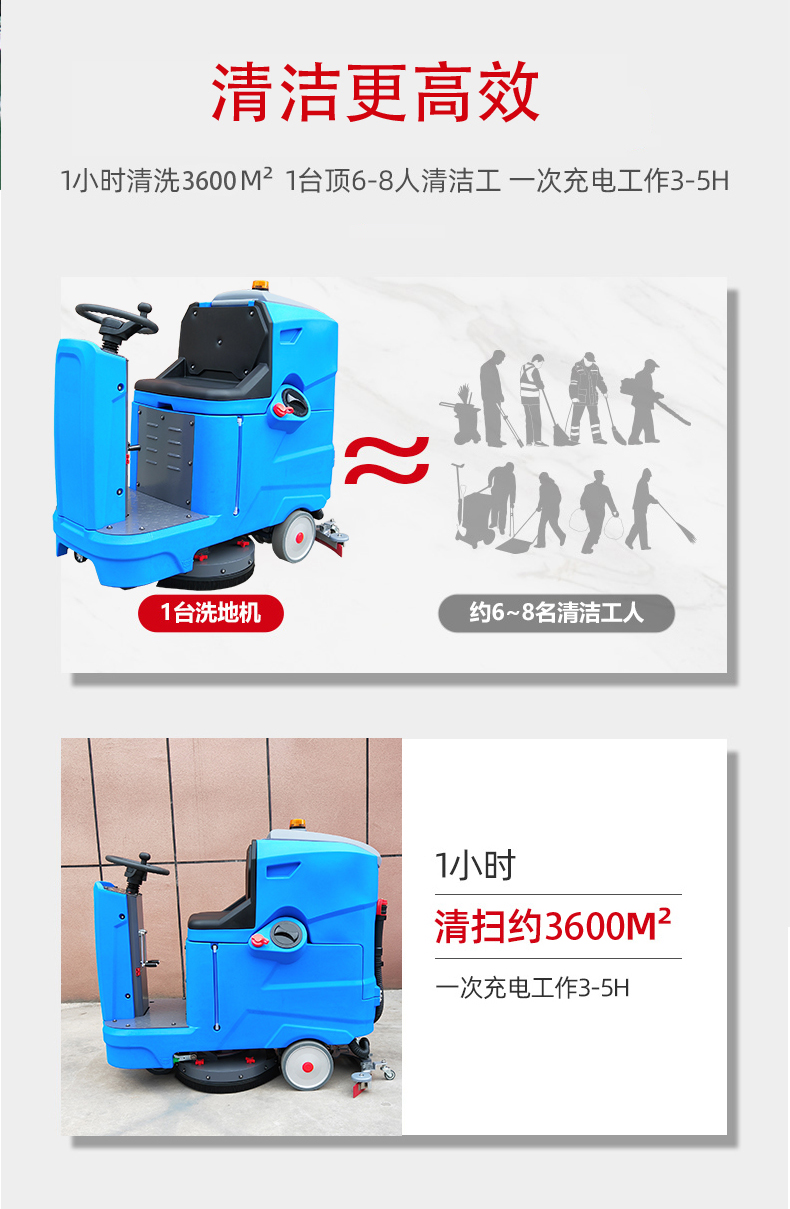日照驾驶式洗地机更适合用在高铁站